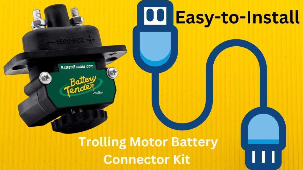 trolling motor battery connector kit