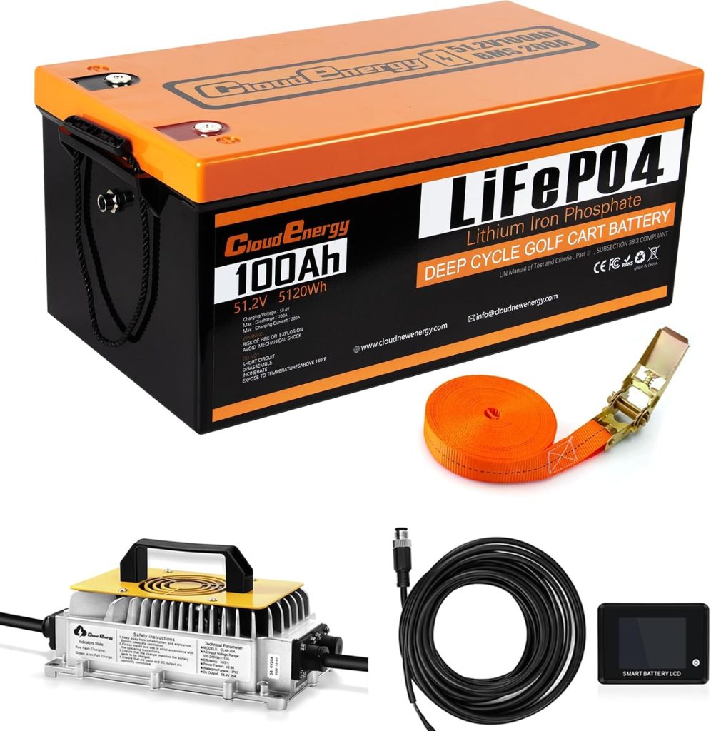 Lithium battery for golf cart