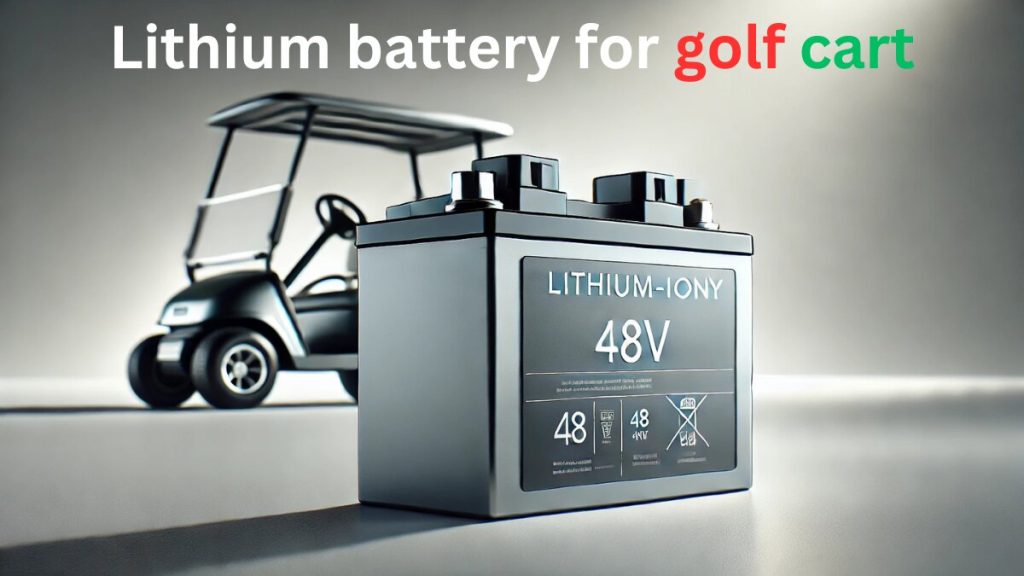 Lithium battery for golf cart