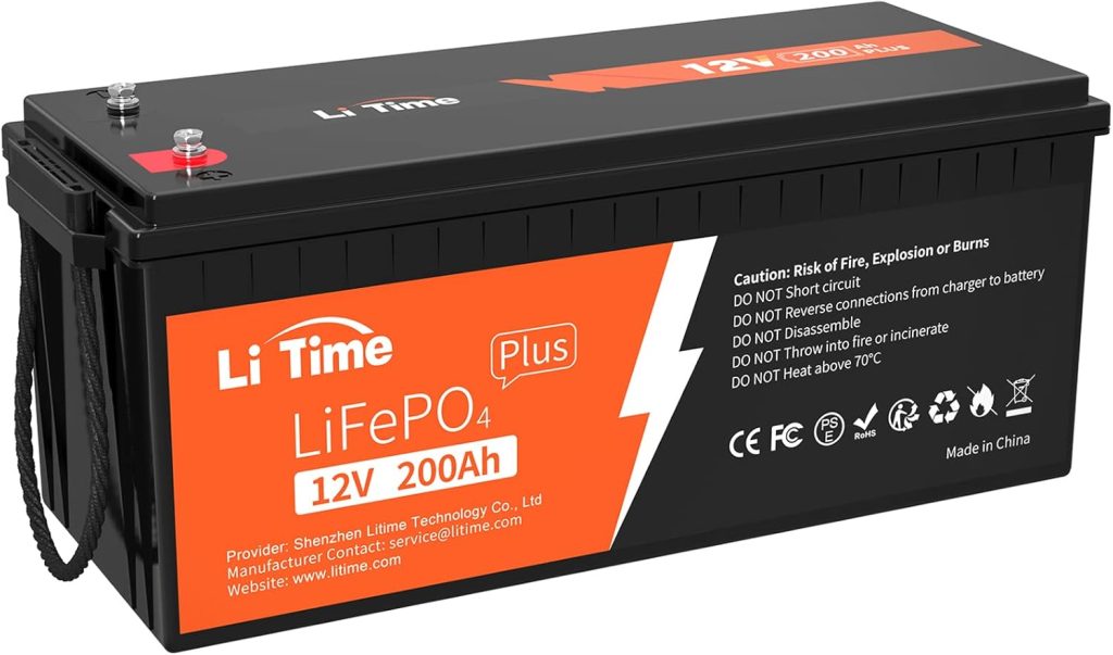 LiTime 12V 200Ah PLUS Lithium LiFePO4 Battery