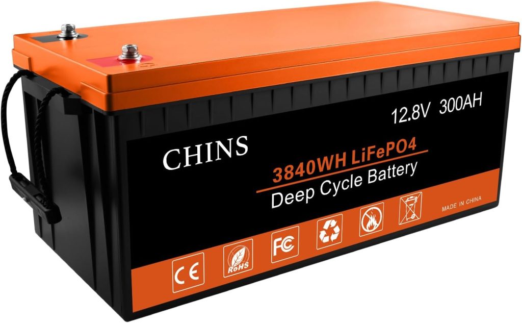 CHINS LiFePO4 Battery 12V 300AH Lithium Battery