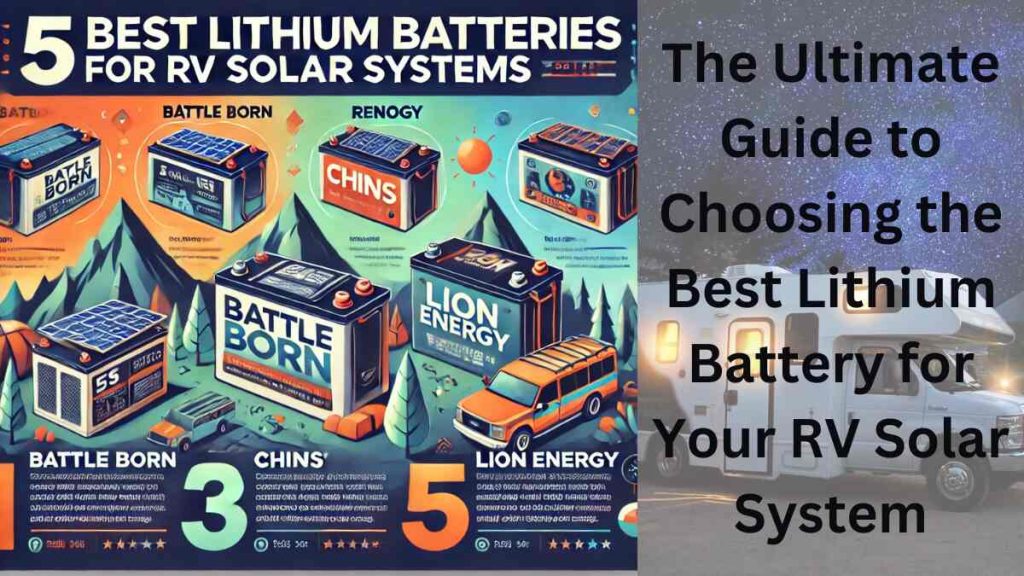 best lithium battery for rv solar system