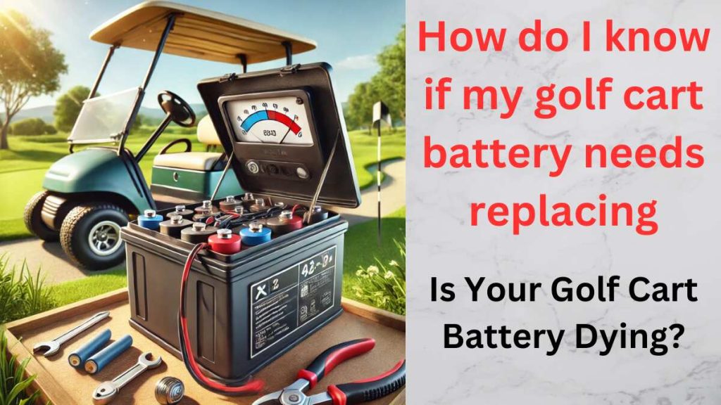 How do I know if my golf cart battery needs replacing