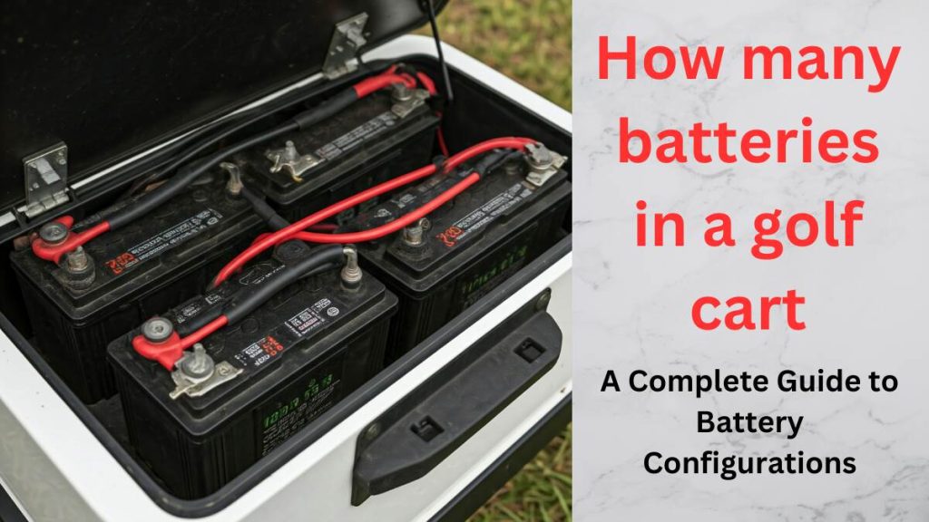 how many batteries in a golf cart