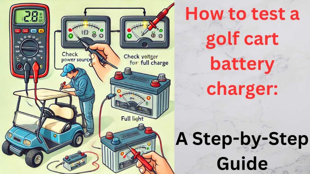 how to test a golf cart battery charger