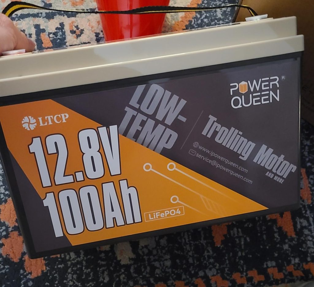 Power Queen 12V 100Ah LiFePO4 Battery