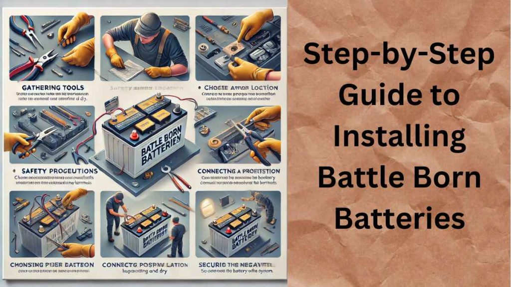 How to install Battle Born Batteries